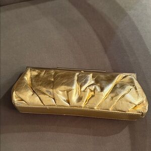 Elegant Gold Clutch Bag